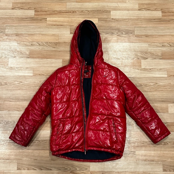 Tommy hilfiger icon store high shine padded jacket